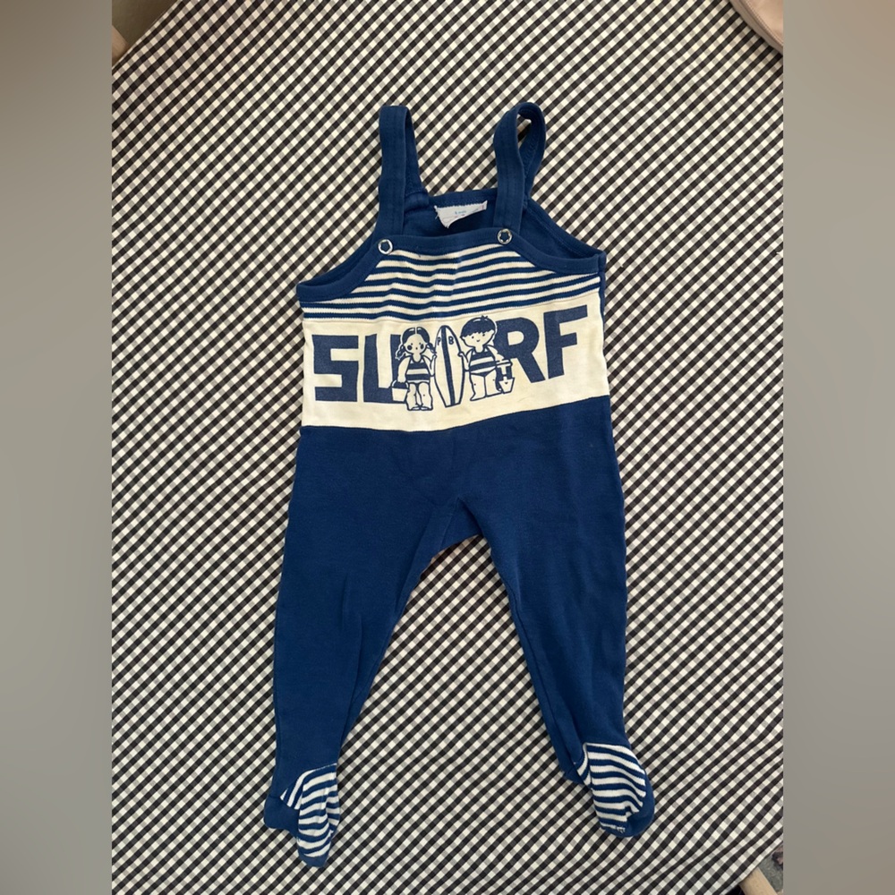 Vintage petit bateau surf outfit